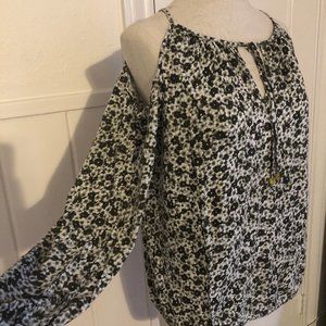 Michael Kors Cold Shoulder Top (Size M)